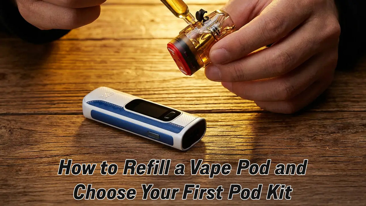 elf bar vape uk How to Refill a Vape Pod | Beginner Pod Kit Guide