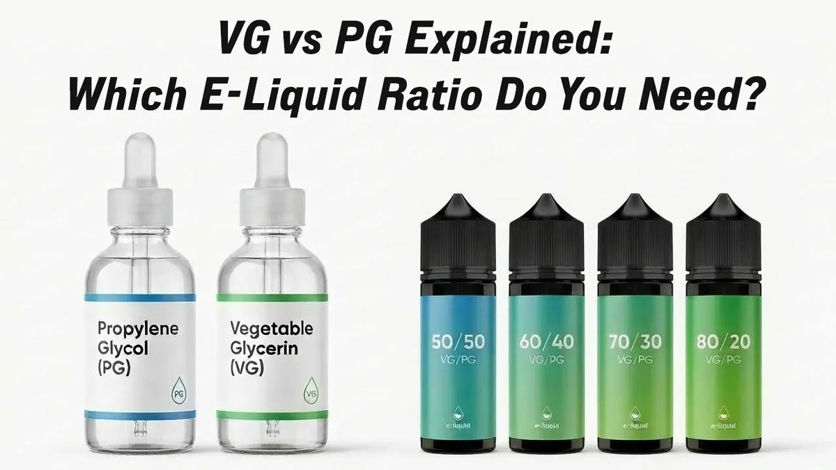 VG vs PG Explained: E-Liquid Ratios Guide | Ecigone VG vs PG Explained: E-Liquid Ratios Guide | Ecigone