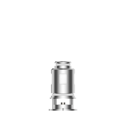 Three silver Aspire vape coils in different designs on a white background.