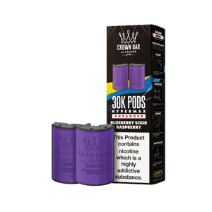 Al Fakher 30K Hypermax blueberry sour raspberry Flavour Refill Pod for Al Fakher 30k Vape Kits