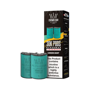 Al Fakher 30K Hypermax lemon mint Flavour Refill Pod for Al Fakher 30k Vape Kits