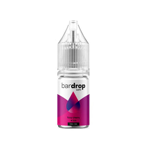 Bar Drop Fizzy Cherry Ice 10ml Nic Salt e-liquid - Perfect for refillable vape kits