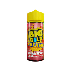 Big Bold Creamy Strawberry Jam with Clotted Cream 100ml Shortfill E-liquid Great for Sub-ohm Vape kits or Sub-ohm Vape Tanks