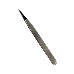 Coils By Scott Ceramic Vape tweezer with black tip on a white background