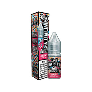 Doozy Infinity Mango Guava Ice Flavour 10ml Nic Salt Great for Refillable Pod Vape Kits