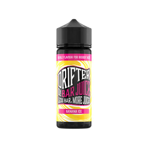 Drifter Bar Juice banana ice Flavour 50VG/50PG 100ml Shortfill Vape Juice great for MTL Vaping with Refillable Pod Vape Kits or MTL Vape Tanks