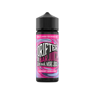 Drifter Bar Juice blueberry bubblegum Flavour 50VG/50PG 100ml Shortfill Vape Juice great for MTL Vaping with Refillable Pod Vape Kits or MTL Vape Tanks