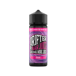 Drifter Bar Juice grape Flavour 50VG/50PG 100ml Shortfill Vape Juice great for MTL Vaping with Refillable Pod Vape Kits or MTL Vape Tanks