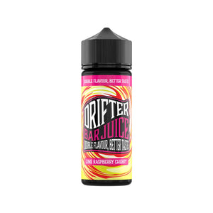 Drifter Bar Juice lime raspberry cherry Flavour 50VG/50PG 100ml Shortfill Vape Juice great for MTL Vaping with Refillable Pod Vape Kits or MTL Vape Tanks