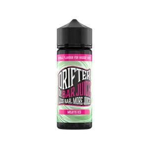 Drifter Bar Juice mojito ice Flavour 50VG/50PG 100ml Shortfill Vape Juice great for MTL Vaping with Refillable Pod Vape Kits or MTL Vape Tanks