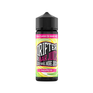 Drifter Bar Juice pineapple ice Flavour 50VG/50PG 100ml Shortfill Vape Juice great for MTL Vaping with Refillable Pod Vape Kits or MTL Vape Tanks