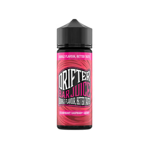 Drifter Bar Juice strawberry raspberry cherry Flavour 50VG/50PG 100ml Shortfill Vape Juice great for MTL Vaping with Refillable Pod Vape Kits or MTL Vape Tanks