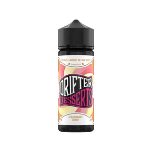 Drifter Dessert strawberry donut 100ml 50VG/50PG Shortfill Vape Juice great for Refillable Pod Vape kits or MTL Vape Tanks