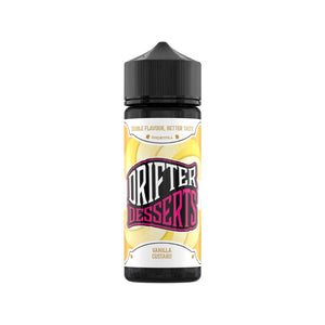 Drifter Dessert vanilla custard 100ml 50VG/50PG Shortfill Vape Juice great for Refillable Pod Vape kits or MTL Vape Tanks