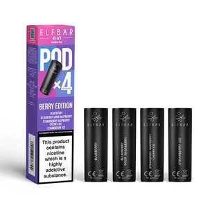 elf bar 4 in 1 vape refill pods berry edition