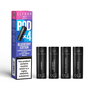 elf bar 4 in 1 vape refill pods blueberry edition