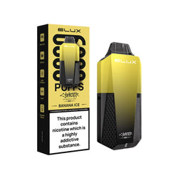 Elux Cyberover 6K prefilled pod vape kits in pink, green, and yellow.
