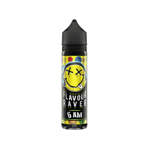 Flavour Raver 6AM 50ml Shortfill E cig Liquid great for DTL Vaping with sub-ohm vape tanks or sub-ohm vape kits