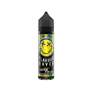 Flavour Raver cream fieldz 50ml Shortfill E cig Liquid great for DTL Vaping with sub-ohm vape tanks or sub-ohm vape kits