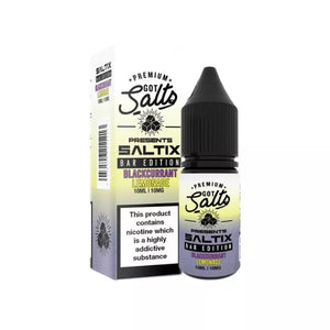 Got Salts SALTIX Bar Edition Blackcurrant Lemonade 10ml Nic Salt great for Refillable Pod Vapes or MTL Vape Tanks