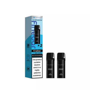 Hayati Finebar 1000 Blue Sour Raspberry Prefilled 2ml 20mg 2x Pods for the Hayati Finebar 1000 Puff Pod Kit