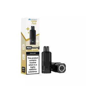 Hayati Pro Max Plus 6000 cola lime Refill Pods for the Hayati pro max plus prefilled vape kit