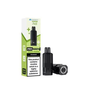 Hayati Pro Max Plus 6000 spearmint Refill Pods for the Hayati pro max plus prefilled vape kit