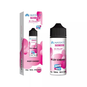 Hayati Pro Max Fizzy Cherry 50/50 100ml Shortfill great for refillable pod vapes and MTL Vape Tanks