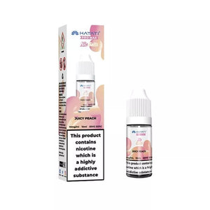 Hayati Pro Max 10ml Nic Salt Juicy Peach Flavour in 10mg or 20mg great for refillable Pod Vape Kits