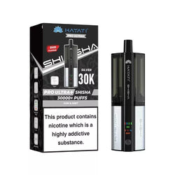 Hayati Pro Ultra Plus Shisha 30k Puff Prefilled Pod Kit with a built-in 900mAh Battery