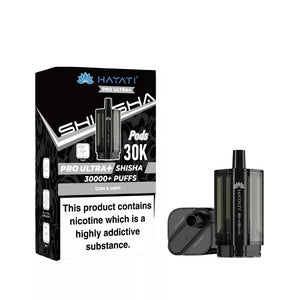 Hayati Pro Ultra Plus Shisha 30K Gum & Mint Pods For The Hayati Pro Ultra Plus Shisha 30K Kit