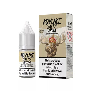 Koyuki Akira 10ml Nic Salt E-liquid in 10mg & 20mg strength great for pod vape kits