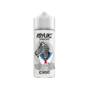 Koyuki Syndicate Ichigo Flavour 100ml Shortfill E-liquid Great for Sub-ohm Vape Tanks