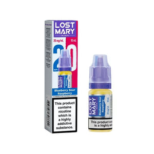 Lost Mary Blueberry Sour Raspberry Nic Salt Vape Juice great for Refillable Pod Vape Kits