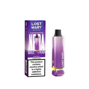 Lost Mary NERA Grape Berry Refill Pod up to 15,000 Puffs for the Lost Mary Nera Prefill pod Kit