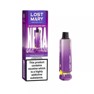 Lost Mary NERA apple blackcurrant Refill Pod up to 15,000 Puffs for the Lost Mary Nera Prefill pod Kit