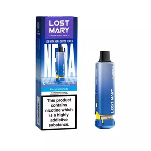 Lost Mary NERA berry lemonade Refill Pod up to 15,000 Puffs for the Lost Mary Nera Prefill pod Kit