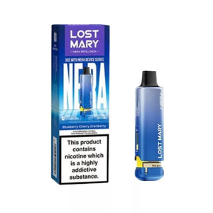 Lost Mary NERA blueberry cherry cranberry Refill Pod up to 15,000 Puffs for the Lost Mary Nera Prefill pod Kit