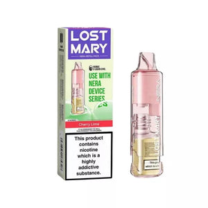 Lost Mary Nera Pureview Cherry Lime Refill Pod for the Lost Mary Nera Pureview Prefiiled Pod Vape Kit - Up to 30,000 Puffs