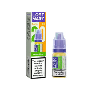 Lost Mary Lemon Lime Nic Salt Vape Juice great for Refillable Pod Vape Kits