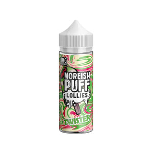 Moreish Puff Lollies twister 100ml Shortfill E-liquid Great for Sub-ohm Kits or Sub-ohm Vape Tanks