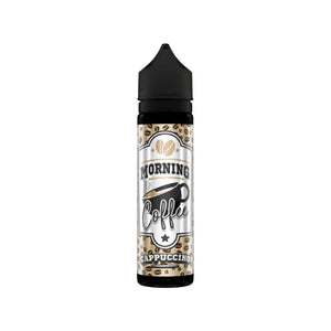 Morning Coffee Cappuccino Flavour 50ml Shortfill Vape Juice Perfect for Sub-ohm Vape Kits