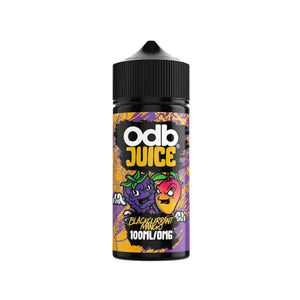 ODB Juice Blackcurrant Mango 100ml Shortfill E Cig liquid great to use with Sub-ohm Vape Kits