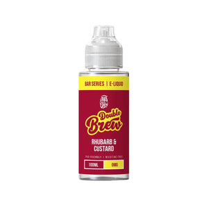 Ohm Brew Rhubarb Custard Flavour 100ml 50VG/50PG Shortfill E-liquid great for MTL Vaping with Pod Vape Kits