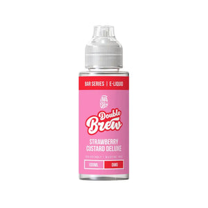 Ohm Brew Strawberry Custard Deluxe Flavour 100ml 50VG/50PG Shortfill E-liquid great for MTL Vaping with Pod Vape Kits
