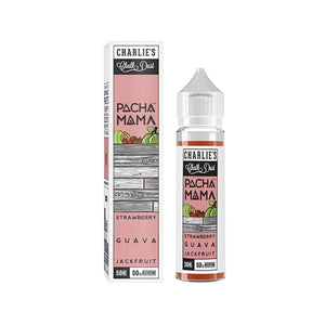 Pacha Mama Strawberry Guava Jackfruit Flavour 50ml Shortfill E-liquid great for Sub-ohm Vape Kits