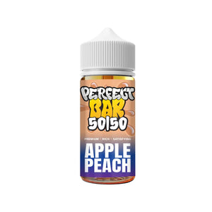 Perfect Bar 50/50 apple peach Flavour 100ml Shortfill perfect for Refillable Pod Vape Kits