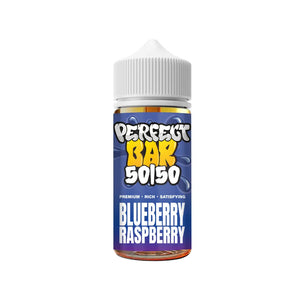 Perfect Bar 50/50 Blue raspberry Flavour 100ml Shortfill perfect for Refillable Pod Vape Kits
