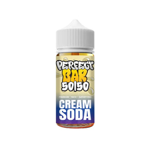 Perfect Bar 50/50 cream soda Flavour 100ml Shortfill perfect for Refillable Pod Vape Kits