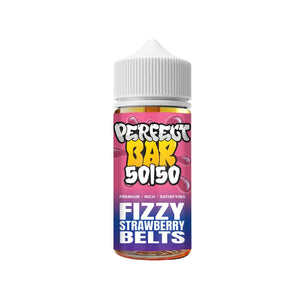 Perfect Bar 50/50 Fizzy Strawberry Belts Flavour 100ml Shortfill perfect for Refillable Pod Vape Kits